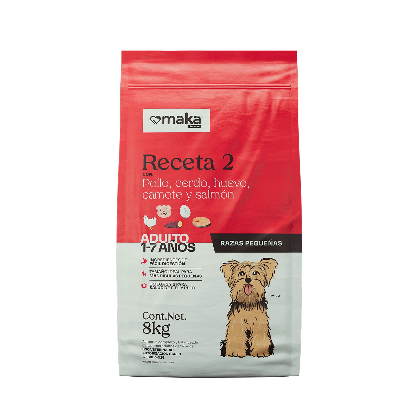 Receta 2 Razas Pequeñas
