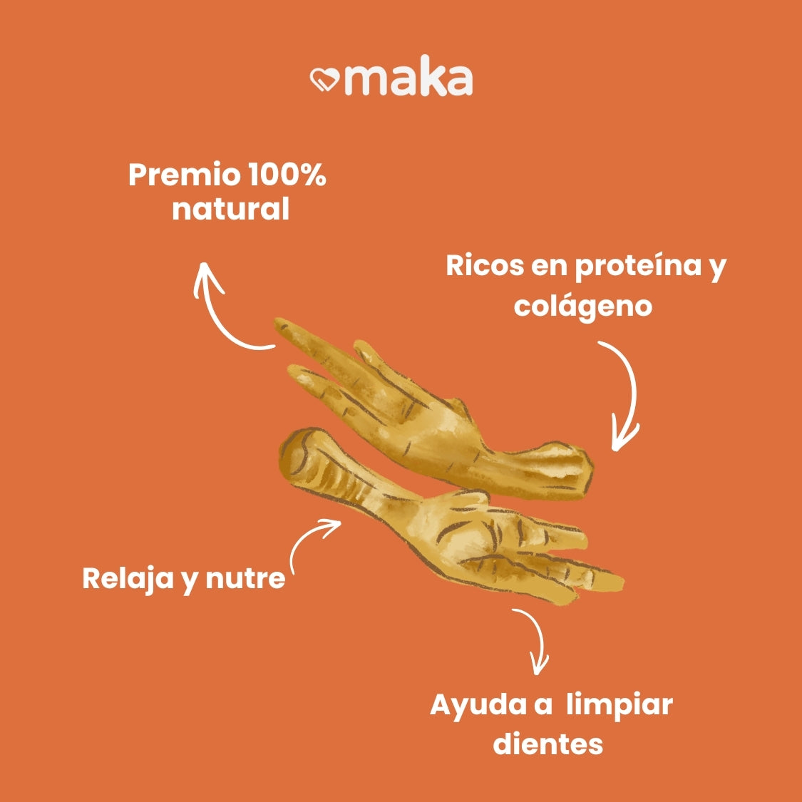 Premio Patas de Pollo Horneadas