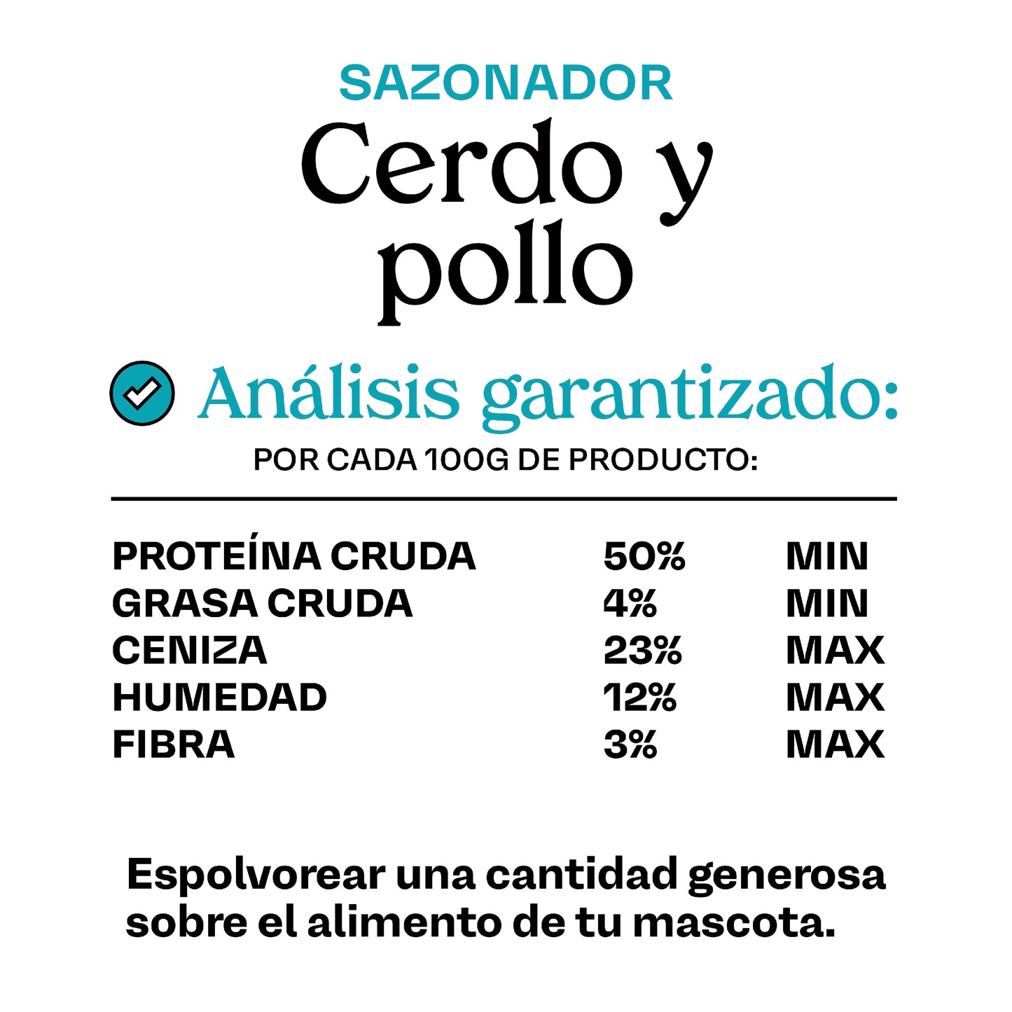 Sazonador de cerdo y pollo