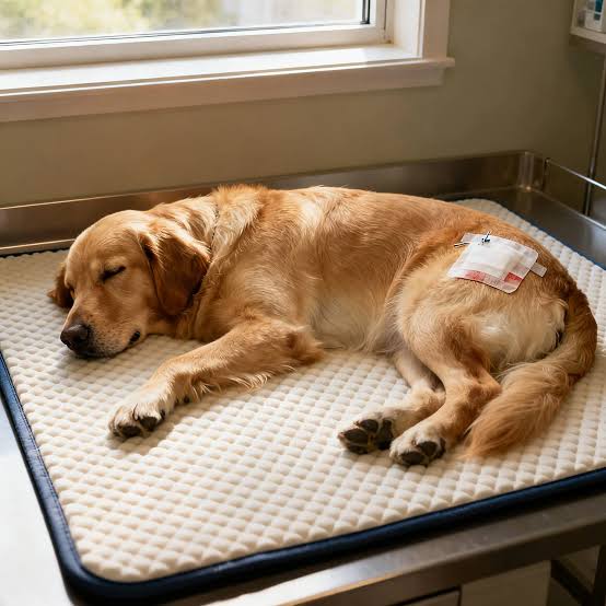 Cómo mantener a un perro tranquilo después de una cirugía