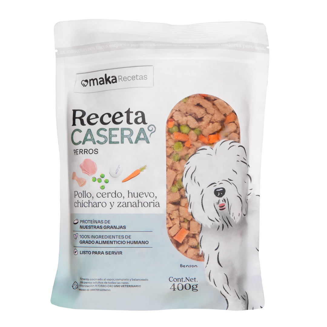 Pollo, cerdo, huevo, chícharo zanahoria