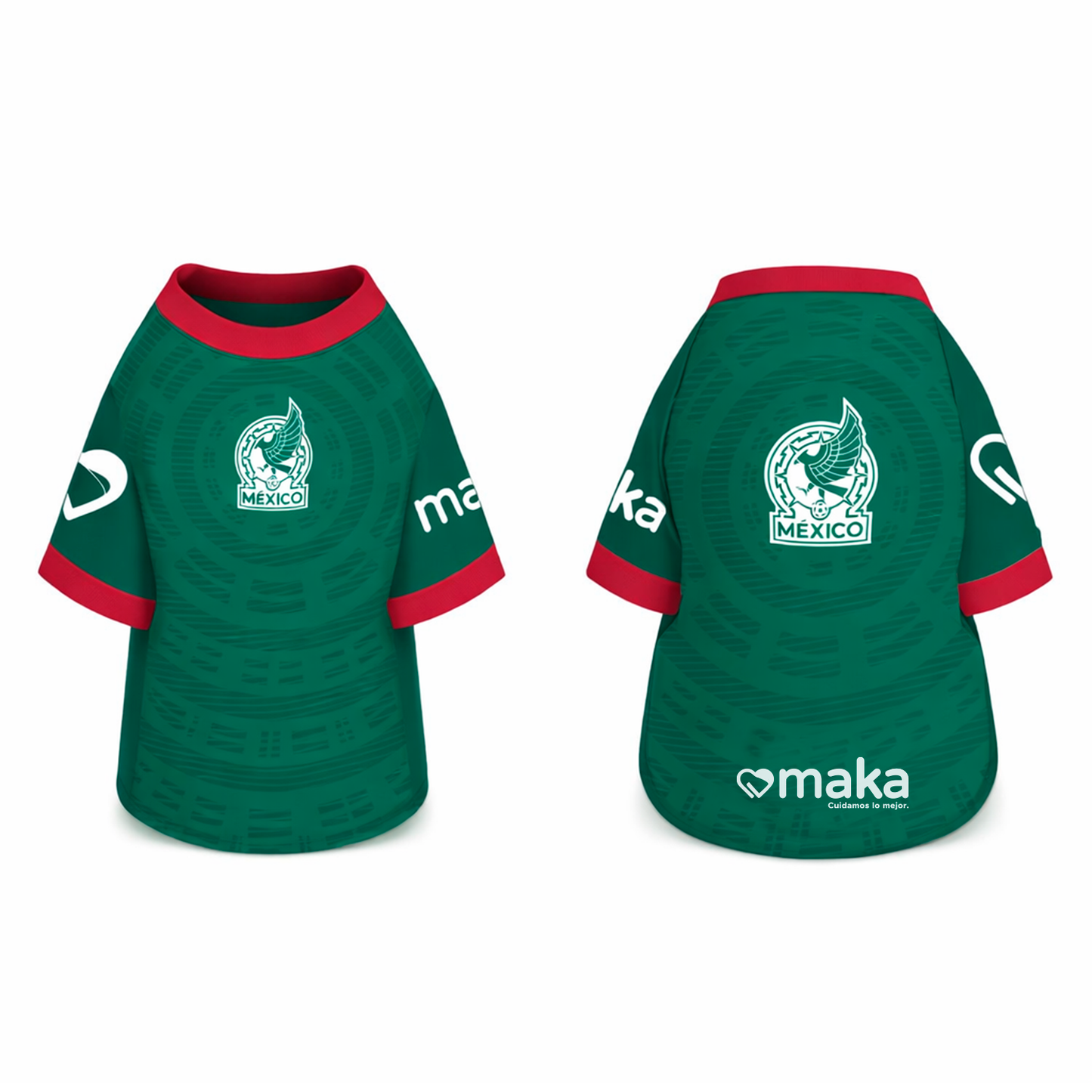 Playera para perro edición México Maka